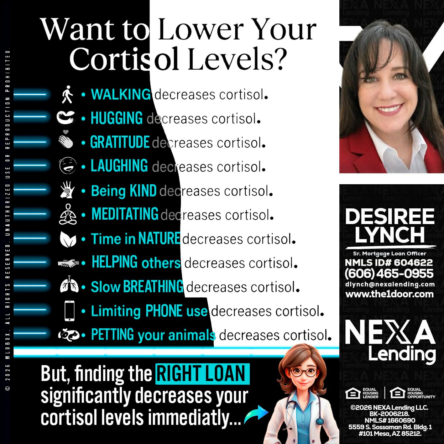 Want to lower Your Cortisol Levels? - Desiree Lynch -Founder & CEO